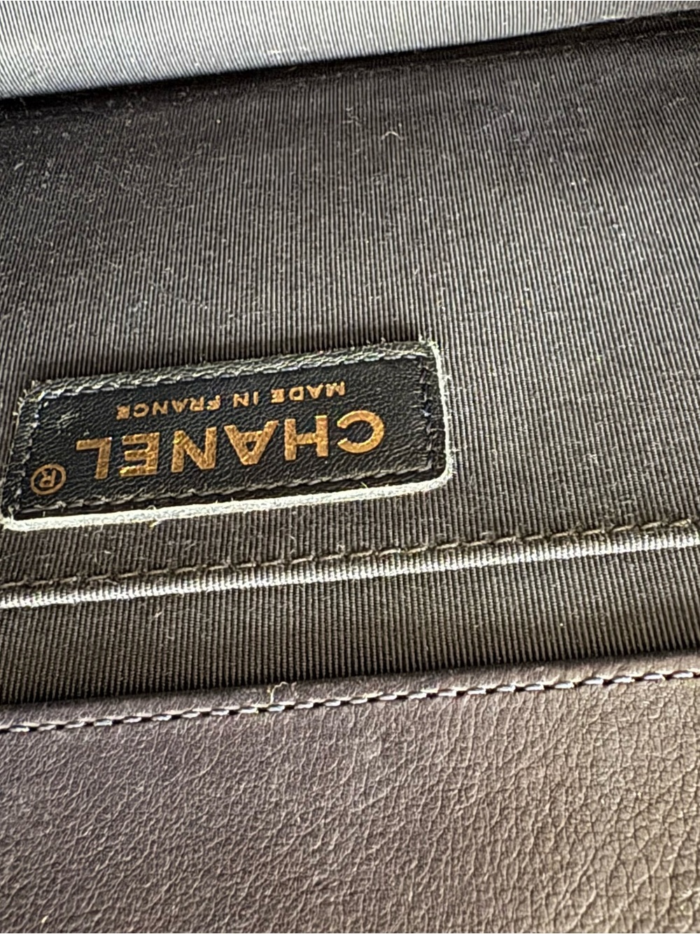 CHANEL Navy Quilted Leather Flap Shoulder Bag. Good Cond. See Pics For Flaws. - Picture 9 of 14